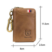 leather car key case, view 4 - MRSLM