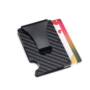 carbon fiber rfid card holder, view 2 - MRSLM