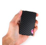 carbon fiber rfid card holder, view 5 - MRSLM
