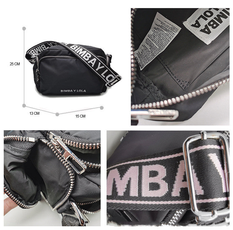 ladies small square messenger bag, view 4 - MRSLM