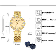fashion quartz ladies watch, view 5 - MRSLM