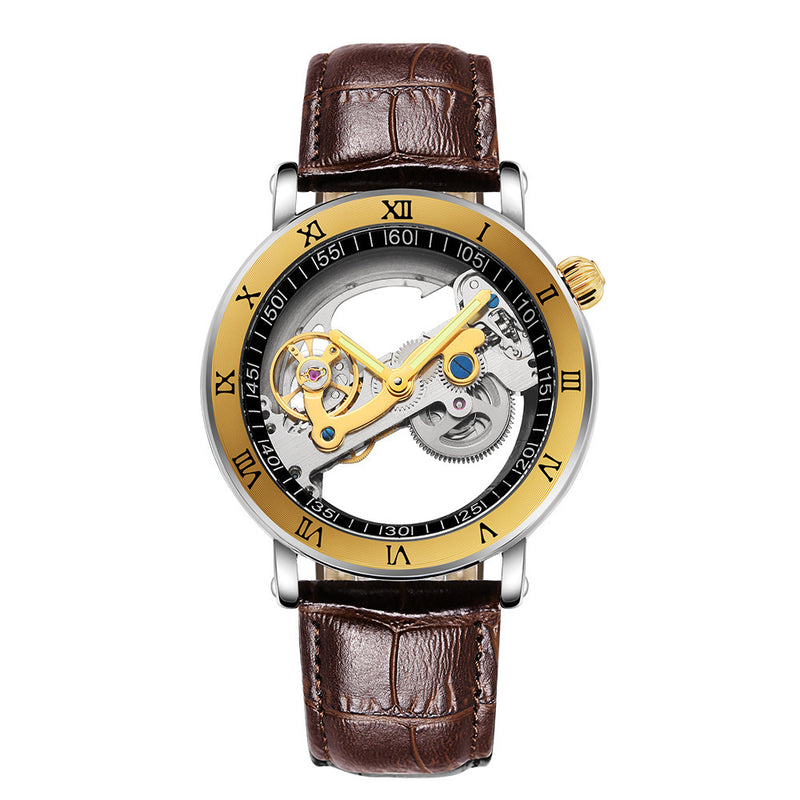 luminous hollow mechanical watch, view 3 - MRSLM