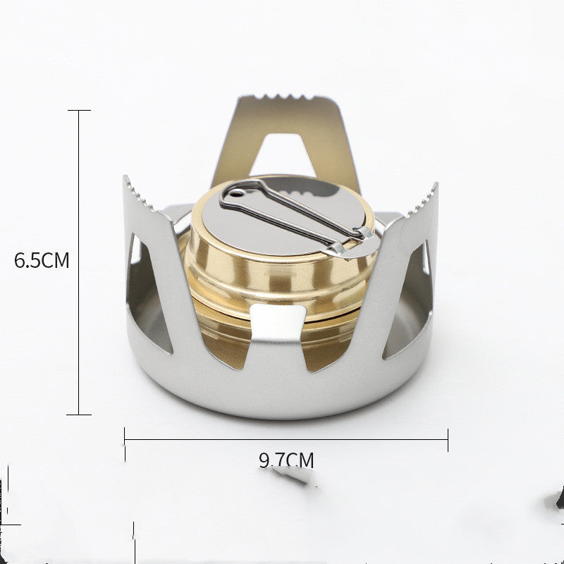 mini alcohol burner stove, view 3 - MRSLM