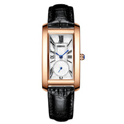 Women's rectangle quartz watch, view 2 - MRSLM