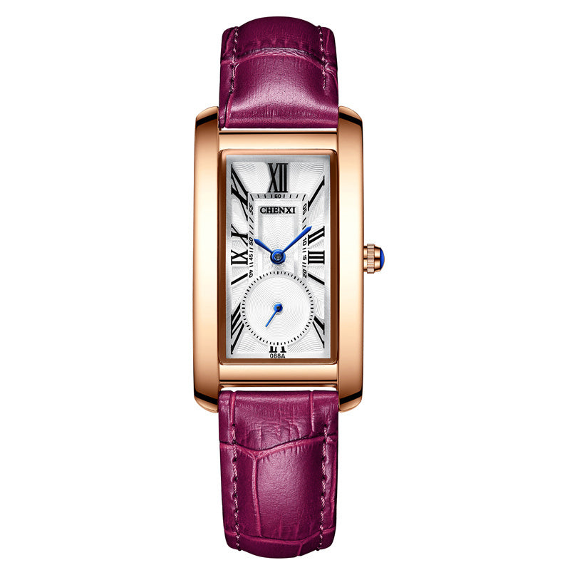 Women's rectangle quartz watch - MRSLM
