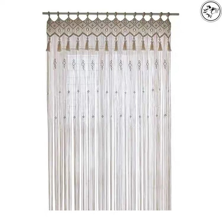 Bohemian Hand-Woven Tapestry Curtain Partition Bohemian Wedding Background Hanging Curtain Decoration