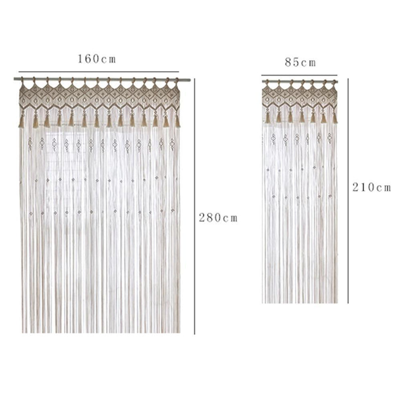 Bohemian Hand-Woven Tapestry Curtain Partition Bohemian Wedding Background Hanging Curtain Decoration
