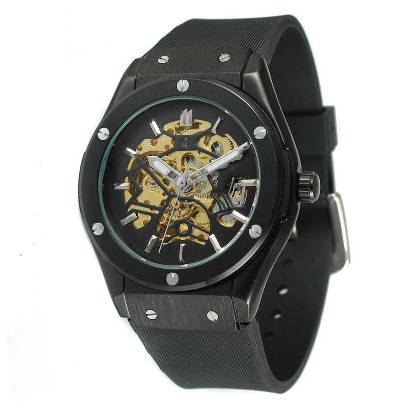 Men's casual hollow mechanical watch, view 2 - MRSLM