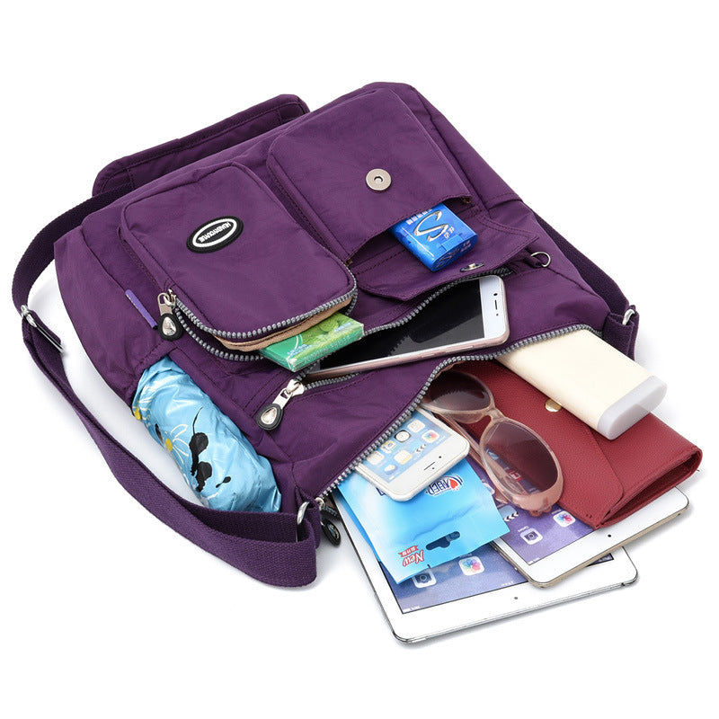 women's nylon shoulder bag, view 6 - MRSLM