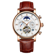 men's automatic hollow watch, view 4 - MRSLM