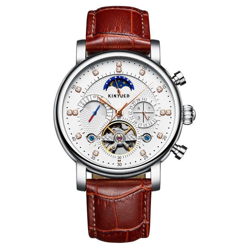 men's automatic hollow watch, view 5 - MRSLM