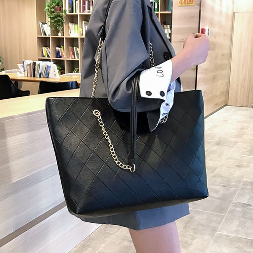 women's PU tote shoulder handbag - MRSLM