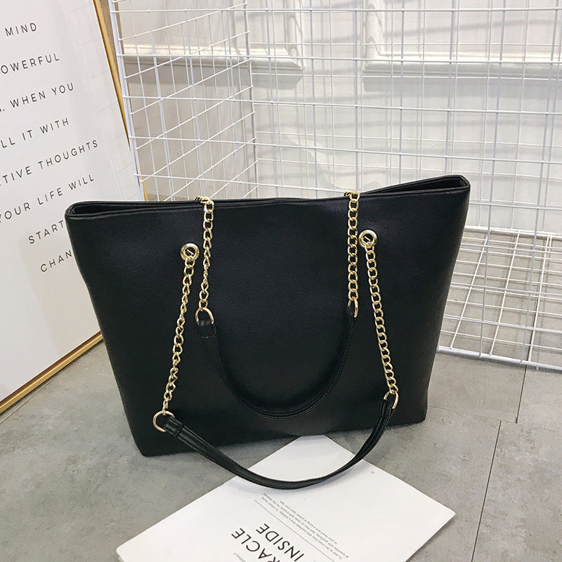 women's PU tote shoulder handbag, view 3 - MRSLM