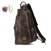 men's pu crossbody chest bag, view 12 - MRSLM