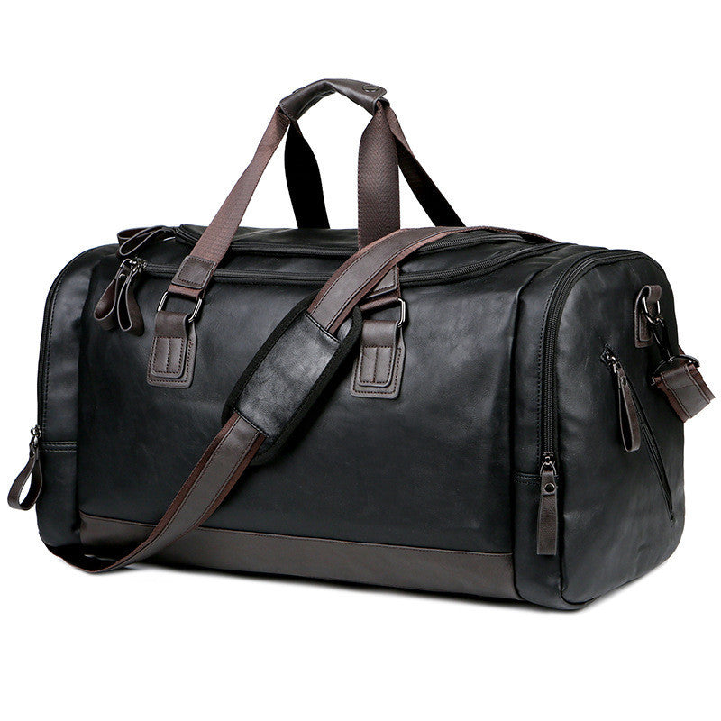 PU leather duffel bag, view 2 - MRSLM