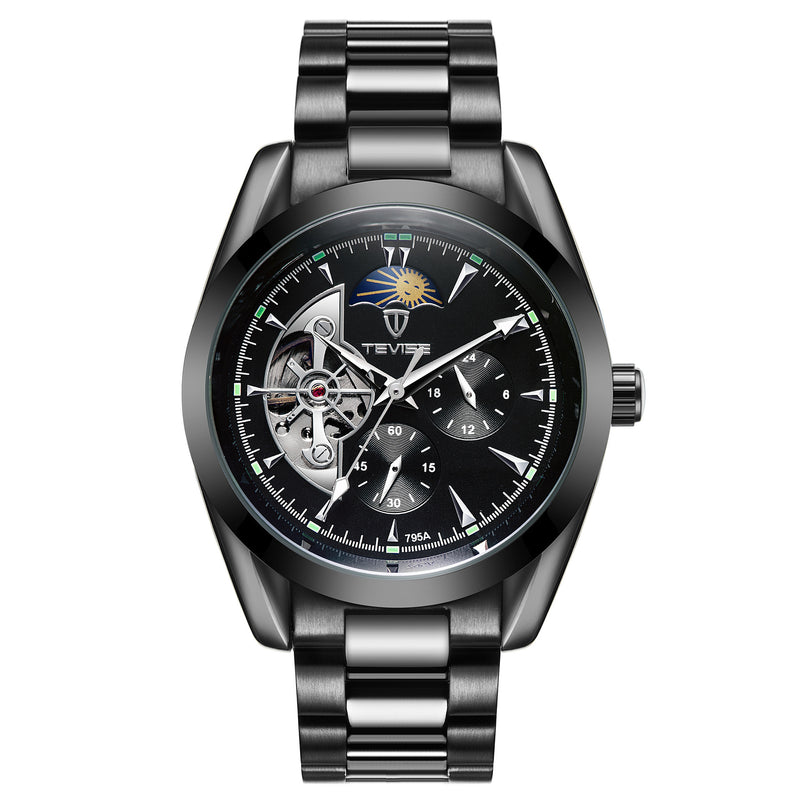 men's mechanical watch, view 4 - MRSLM