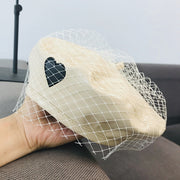 pu leather retro beret for women - MRSLM