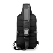 Men's chest bag with USB port, view 5 - MRSLM