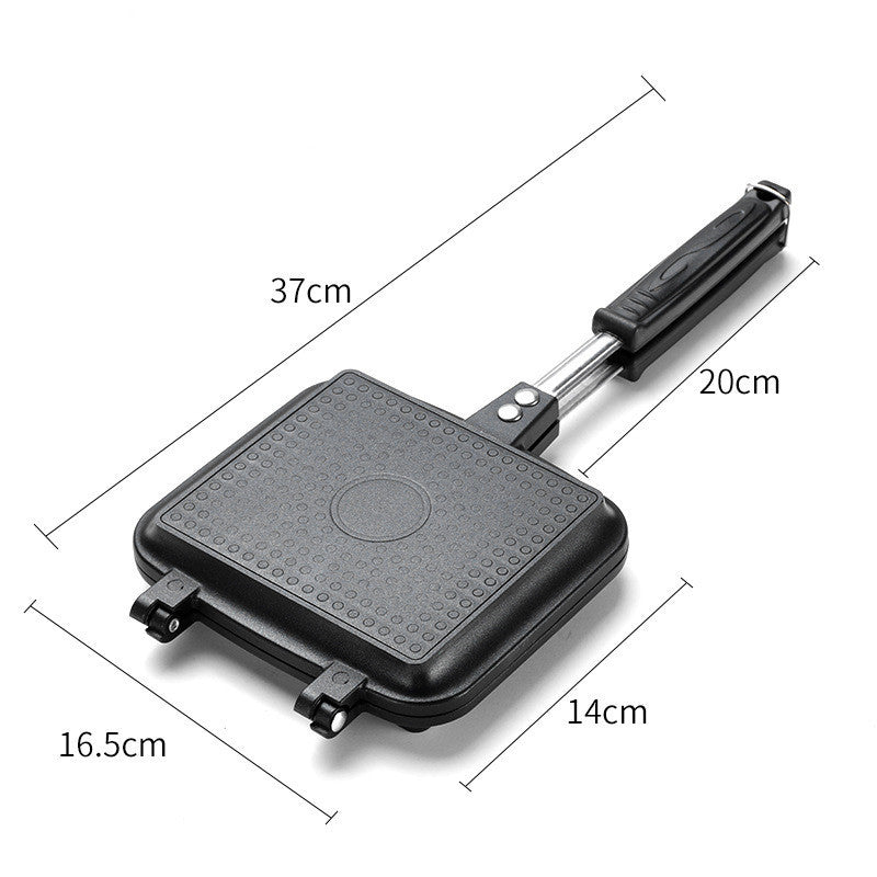 double-sided sandwich bread mold frying pan, view 5 - MRSLM