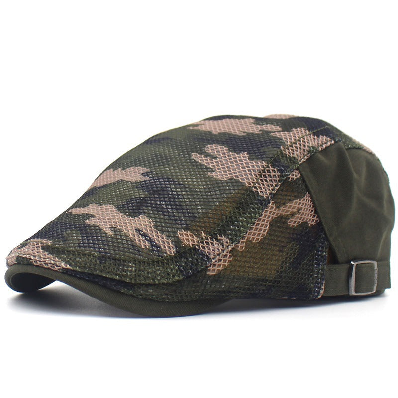 casual cotton beret for men and women, view 3 - MRSLM