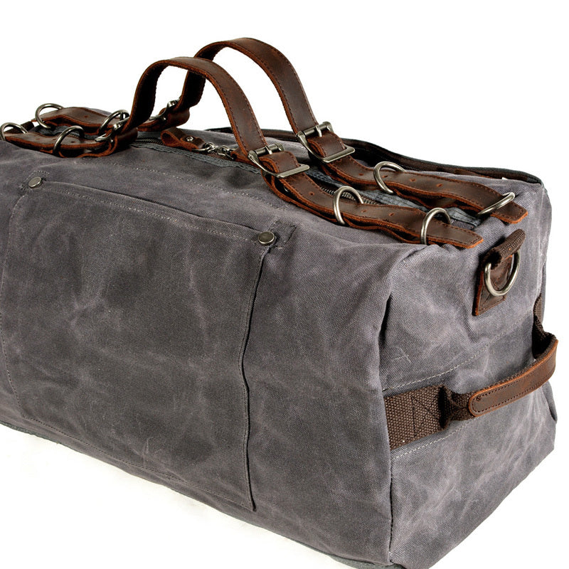 men's canvas duffel bag, view 4 - MRSLM