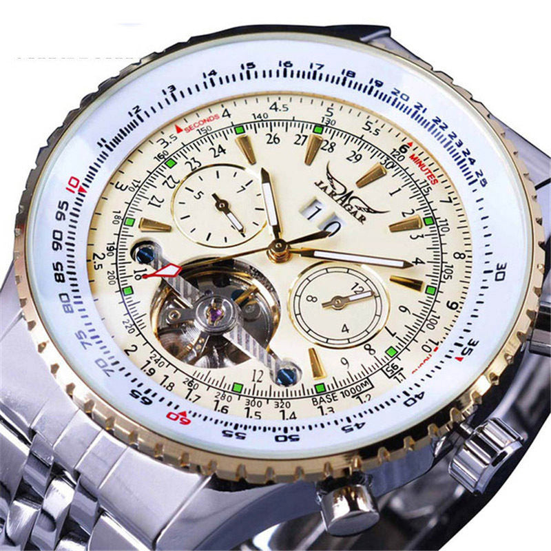 men's big dial mechanical watch, view 4 - MRSLM
