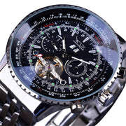 men's big dial mechanical watch, view 5 - MRSLM