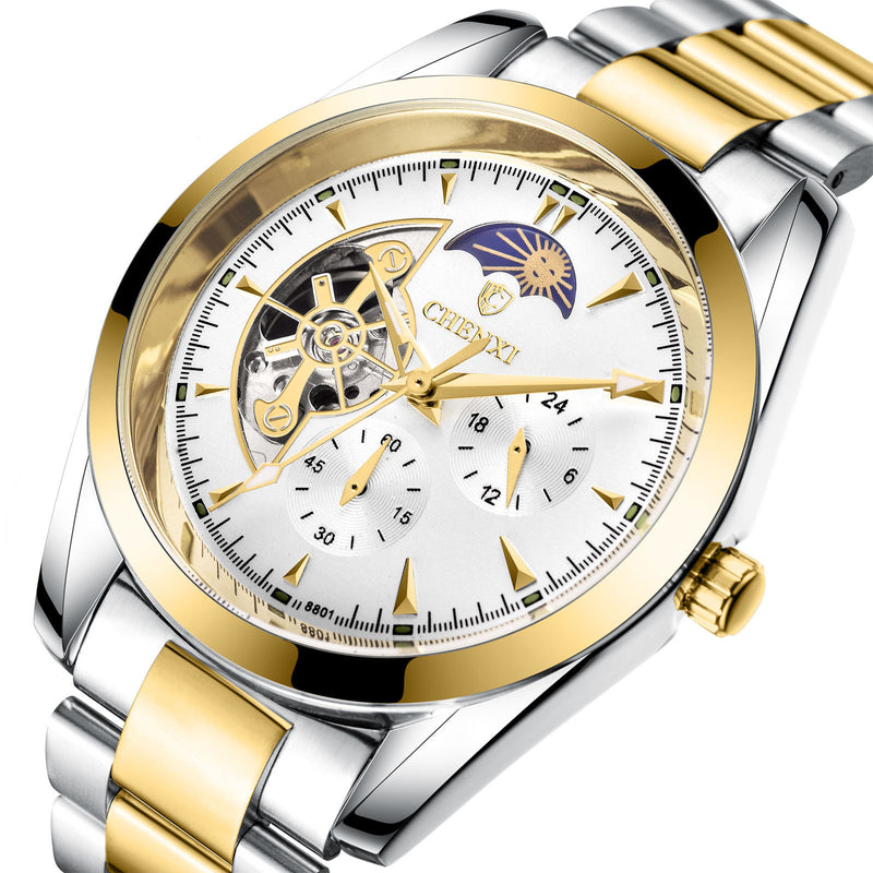 men's business quartz watch, view 2 - MRSLM
