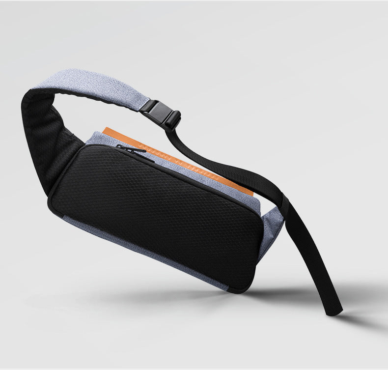 Men's water repellent chest bag, view 4 - MRSLM