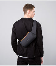 Men's water repellent chest bag, view 5 - MRSLM