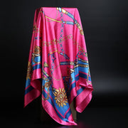 Leopard print square scarf, view 14 - MRSLM