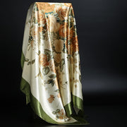 Leopard print square scarf, view 13 - MRSLM