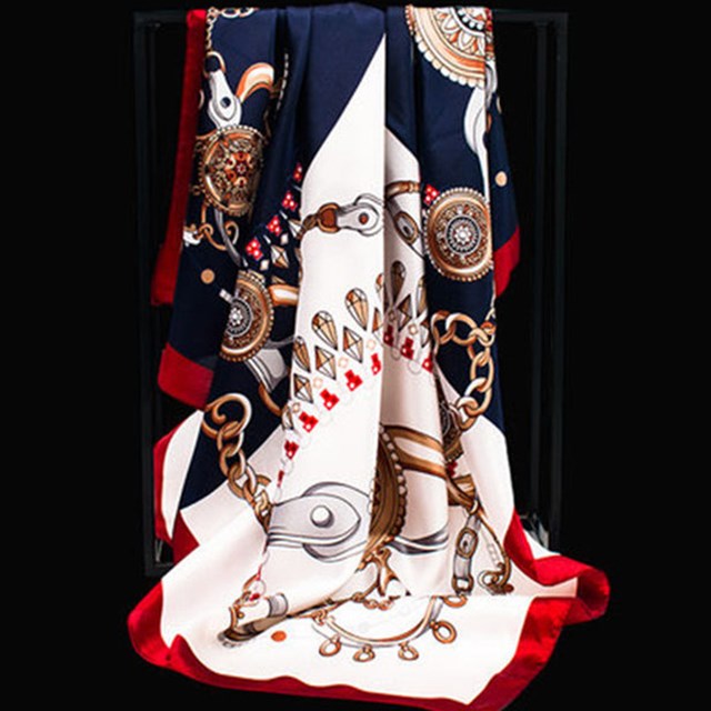 Leopard print square scarf, view 22 - MRSLM