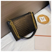 women's chain messenger bag, view 3 - MRSLM