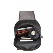 men's retro PU shoulder messenger bag, view 5 - MRSLM