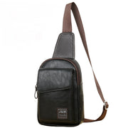 men's retro PU shoulder messenger bag, view 8 - MRSLM