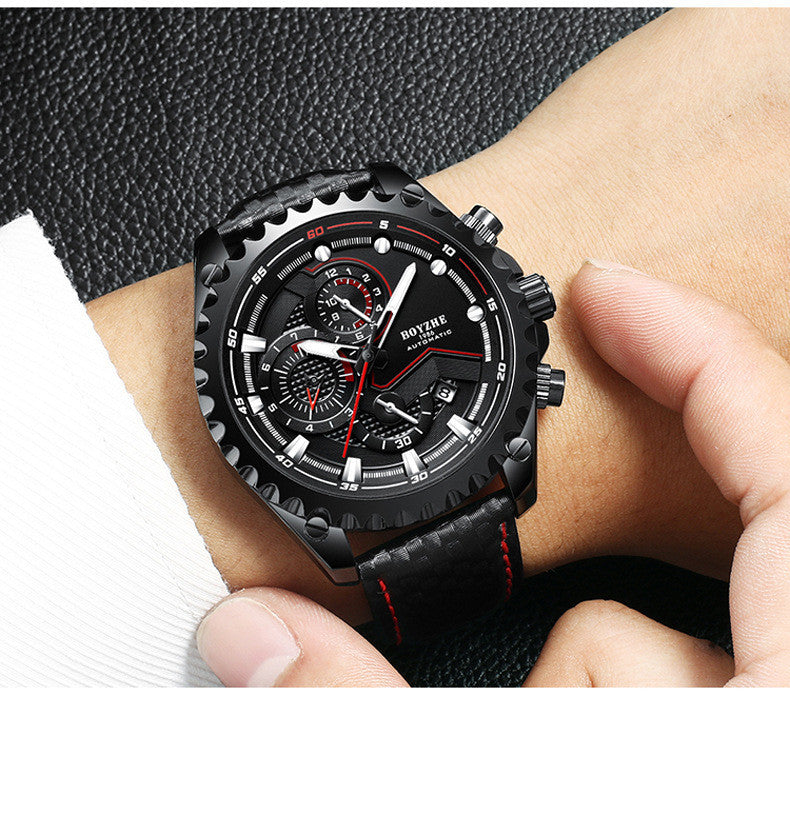 large calendar mechanical watch, view 5 - MRSLM