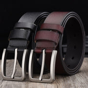 men's vintage cowhide jean belt - MRSLM