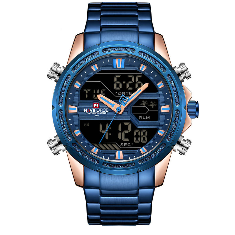 men's double display watch, view 4 - MRSLM