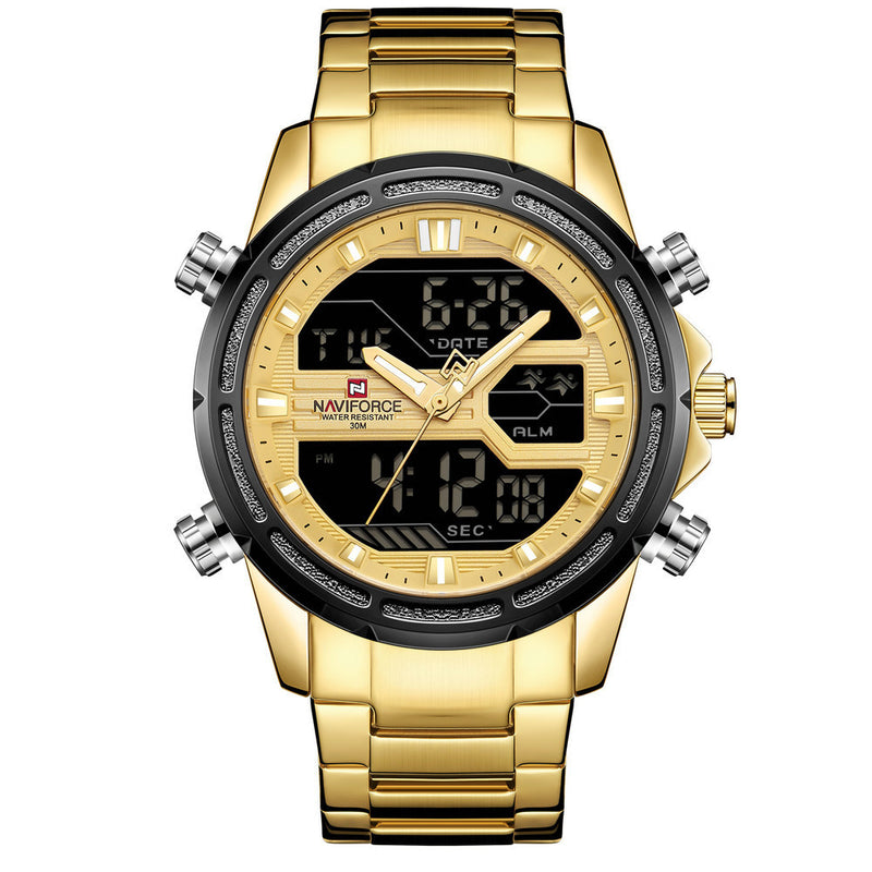 men's double display watch, view 3 - MRSLM