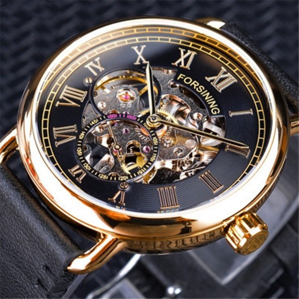 Men's hollow mechanical watch, view 2 - MRSLM