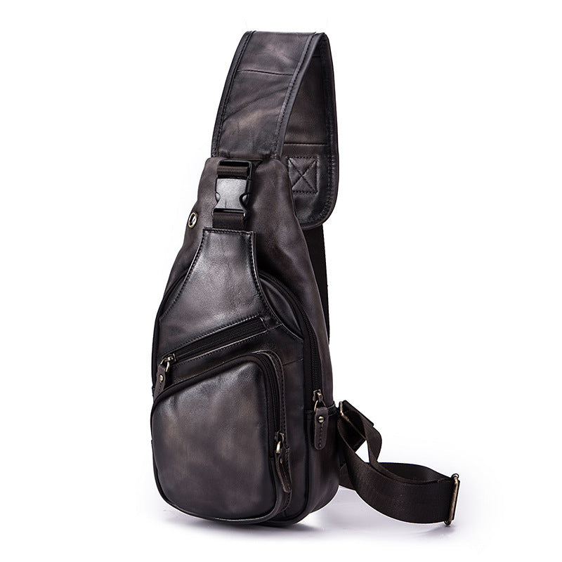 cowhide chest bag - MRSLM
