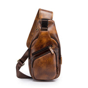 cowhide chest bag, view 3 - MRSLM