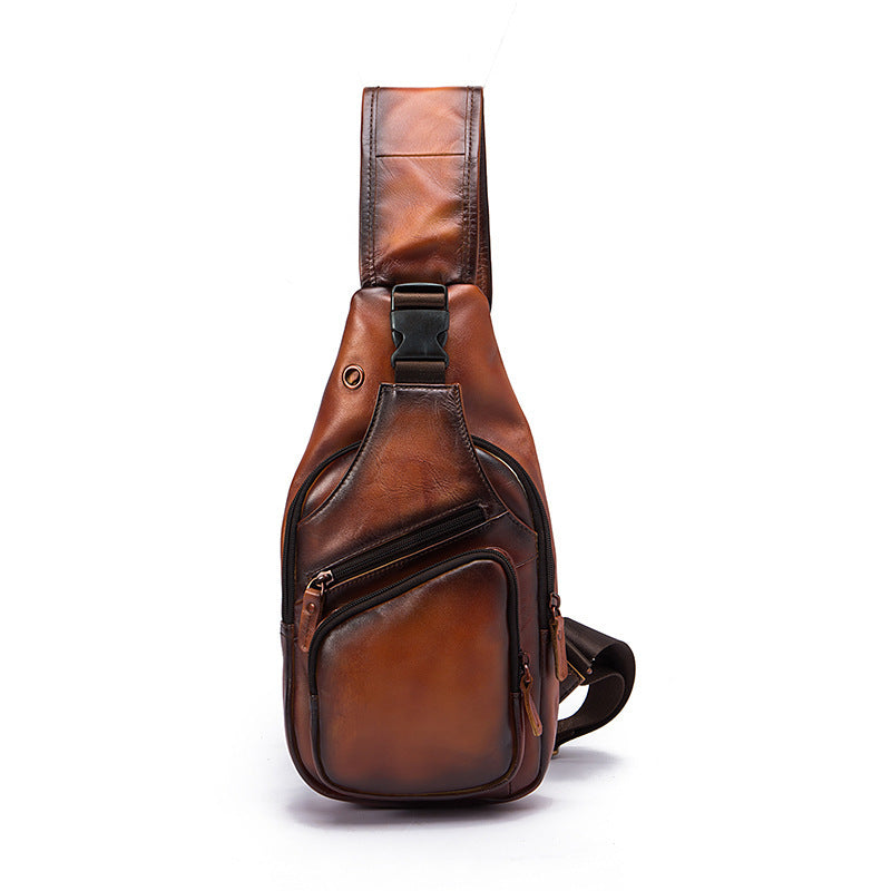 cowhide chest bag, view 2 - MRSLM