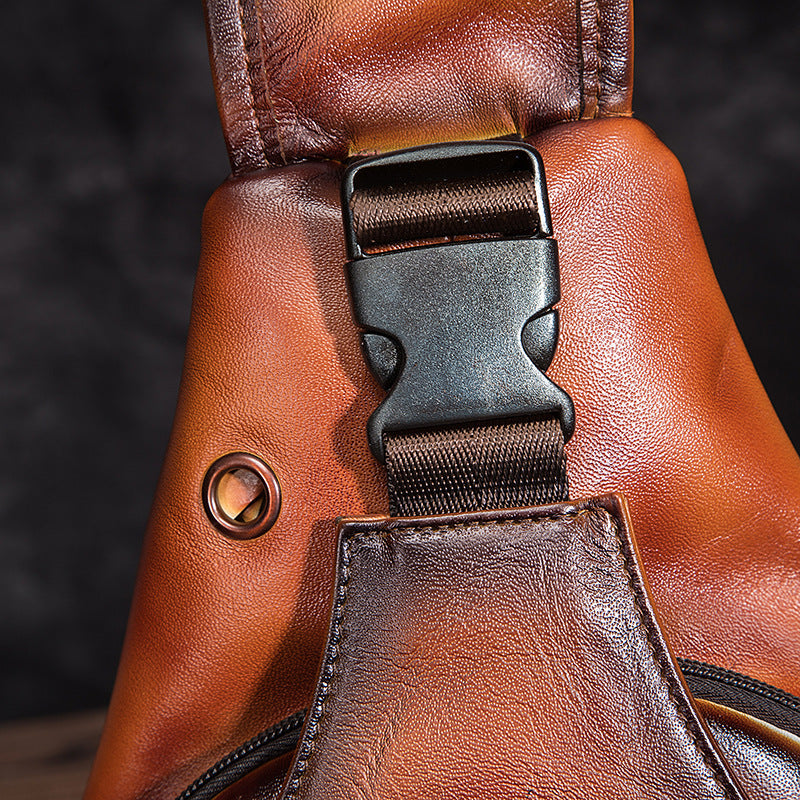 cowhide chest bag, view 7 - MRSLM