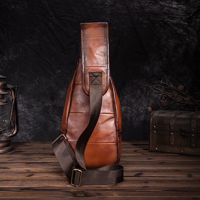 cowhide chest bag, view 5 - MRSLM