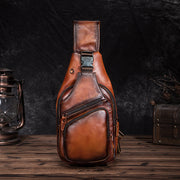cowhide chest bag, view 6 - MRSLM