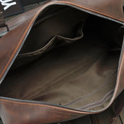 men's PU leather travel bag, view 2 - MRSLM