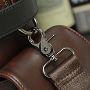 men's PU leather travel bag, view 3 - MRSLM