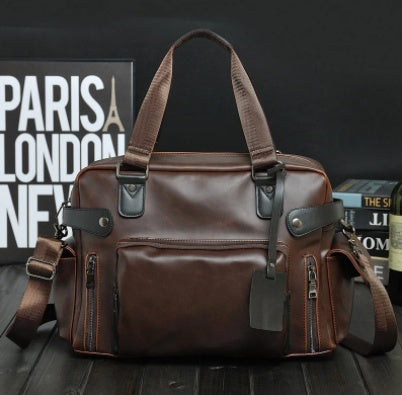 men's PU leather travel bag - MRSLM